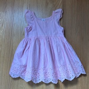 Baby Gap Pink Flutter Sleeve Dress 2T